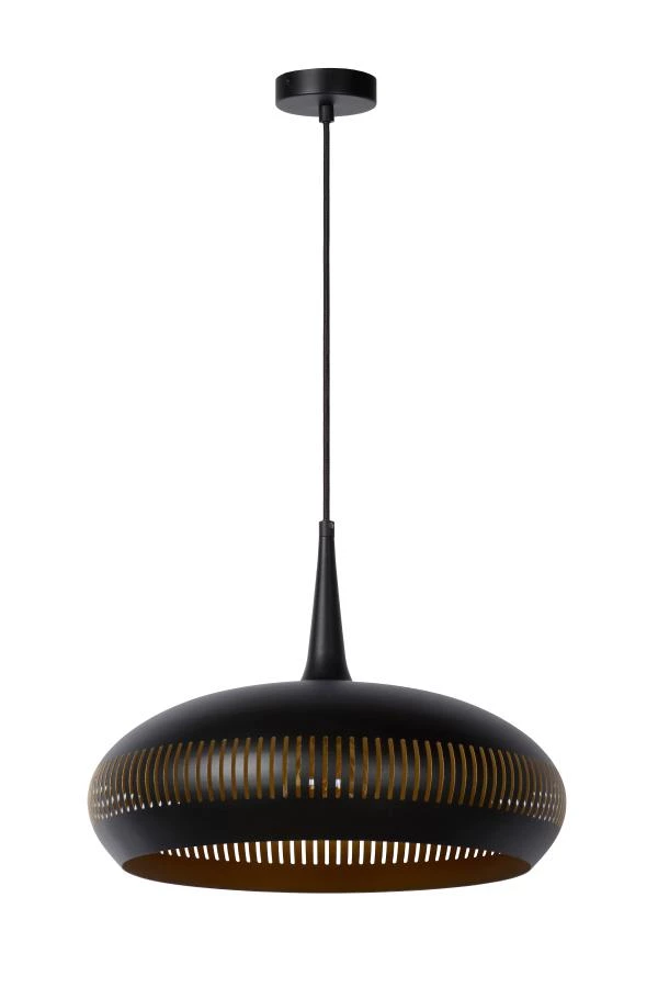 Lucide RAYCO - Pendant light - Ø 45 cm - 1xE27 - Black - off